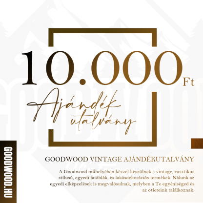 Goodwood Vintage Ajándékutalvány - 10.000Ft