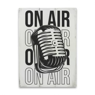 On air - Fehér deszkatábla