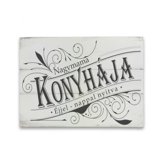 Nagymama konyhája éjjel-nappal nyitva - Fehér deszkatábla