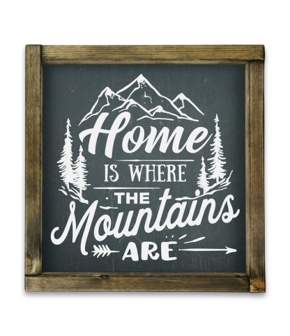 Home is where the mountains are fekete kretatabla tolgy kerettel