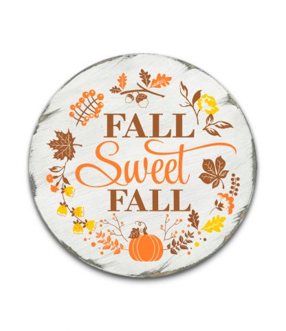 Fall sweet fall - Fehér vintage körtábla
