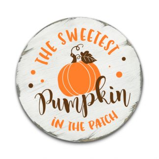 The sweetest pumpkin in the patch - Fehér vintage körtábla